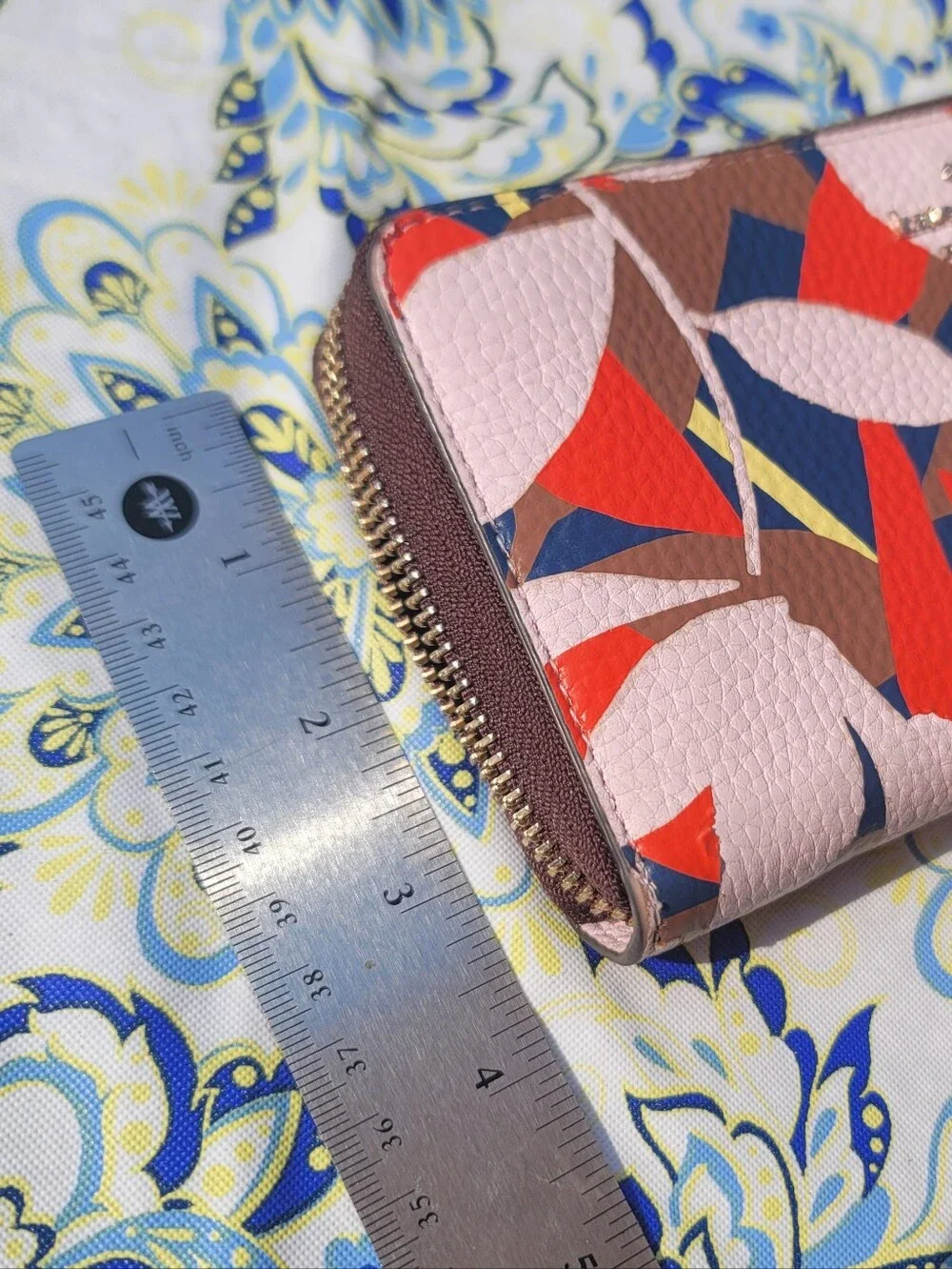 Kate Spade Floral Continental Leather Wallet